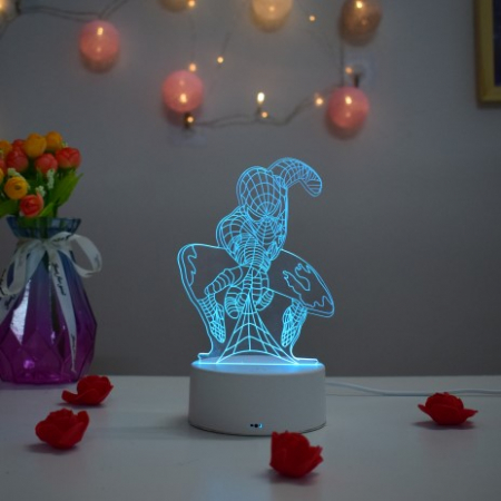 Lampa de veghe 3D LED, personalizata Spiderman
