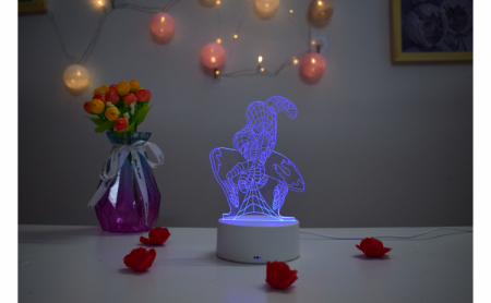 Lampa de veghe 3D LED, personalizata Spiderman [3]