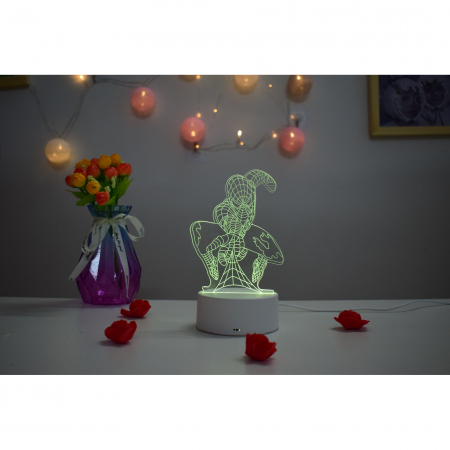 Lampa de veghe 3D LED, personalizata Spiderman [2]