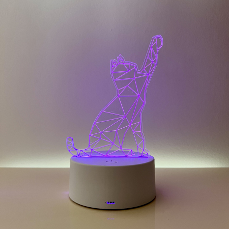 Lampa de veghe 3D LED, Pisicuta [1]
