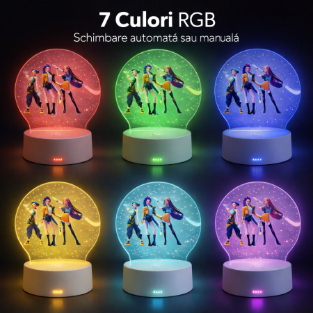 Lampa de veghe LED  Hunterx K-POP Demons [1]