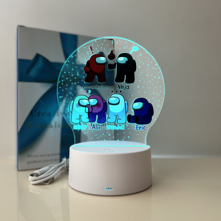 Lampa de veghe LED, personalizata Among US [2]