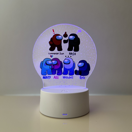 Produse - Lampa de veghe LED, personalizata Among US