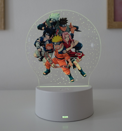 Lampa de veghe LED personalizata, anime Naruto Friends [2]