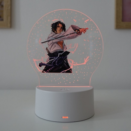 Lampa de veghe LED personalizata, anime Naruto/ Sasuke [4]