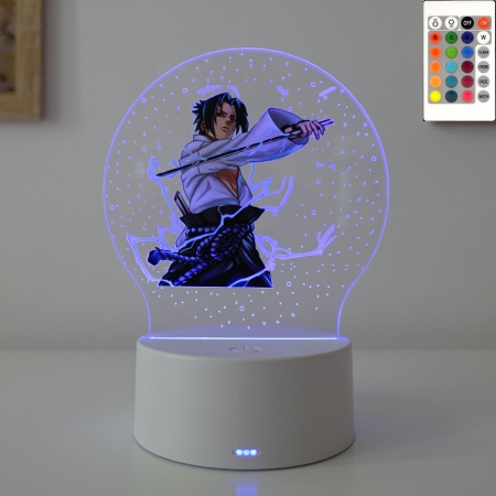 Lampa de veghe LED personalizata, anime Naruto/ Sasuke [2]