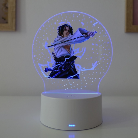 Produse - Lampa de veghe LED personalizata, anime Naruto/ Sasuke