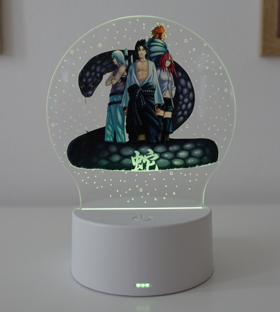 Lampa de veghe LED personalizata, anime Naruto/ Taka Sasuke [1]