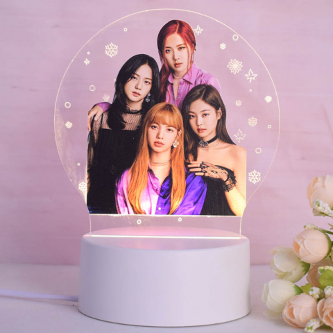 Lampi de veghe color - Lampa de veghe LED, personalizata BlackPink