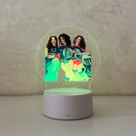 Lampa de veghe LED, personalizata The Kalogeras sisters [2]