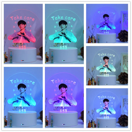 Lampa de veghe LED, personalizata BTS - V [1]