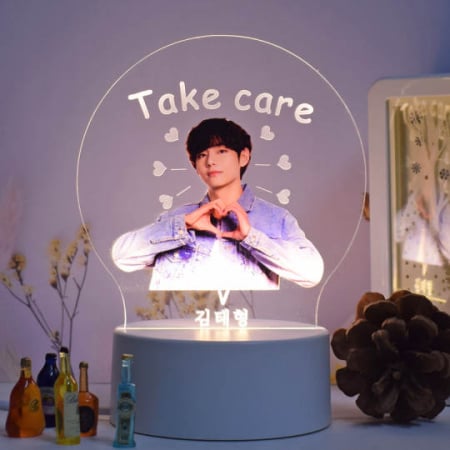 K-POP - Lampa de veghe LED, personalizata BTS - V