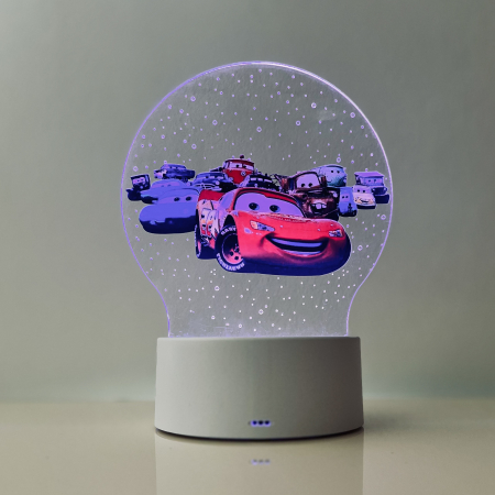 Lampa de veghe LED, personalizata Cars [1]