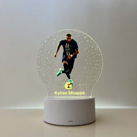 Lampa de veghe LED, personalizata Kylian Mbappe [1]