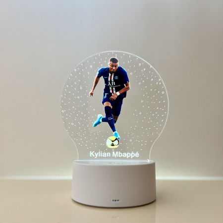 Lampa de veghe LED, personalizata Kylian Mbappe [2]