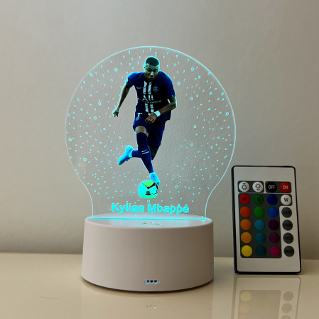 Lampa de veghe LED, personalizata Kylian Mbappe [2]