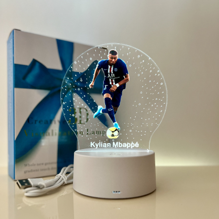 Lampa de veghe LED, personalizata Kylian Mbappe [3]