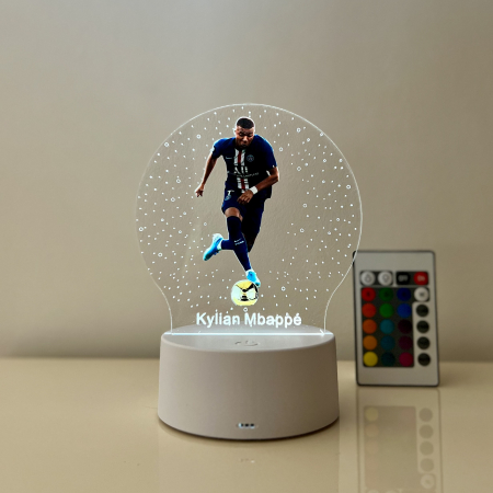 Lampa de veghe LED, personalizata Kylian Mbappe [3]