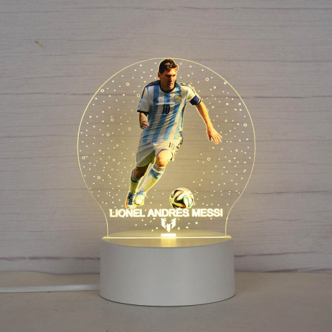 Lampa de veghe LED, personalizata Lionel Messi [0]