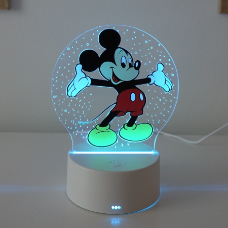 Lampa de veghe LED personalizata, Mickey Mouse [4]