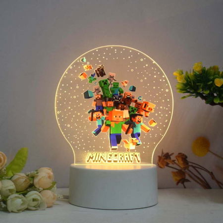 Lampi de veghe pentru baieti - Lampa de veghe, Minecraft