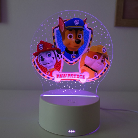 Lampa de veghe LED, personalizata Patrula Catelusilor [3]