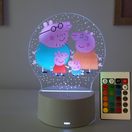 Lampa de veghe LED, personalizata Peppa Pig [4]