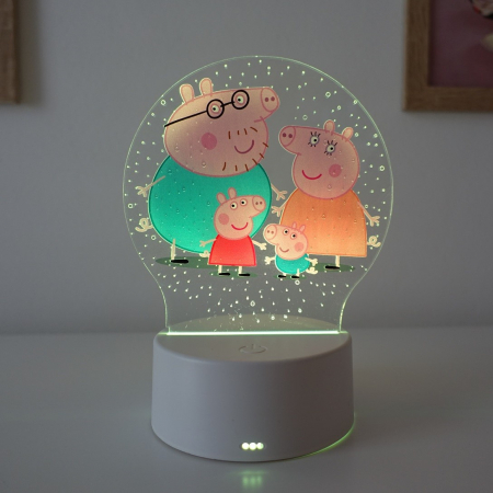 Lampa de veghe LED, personalizata Peppa Pig