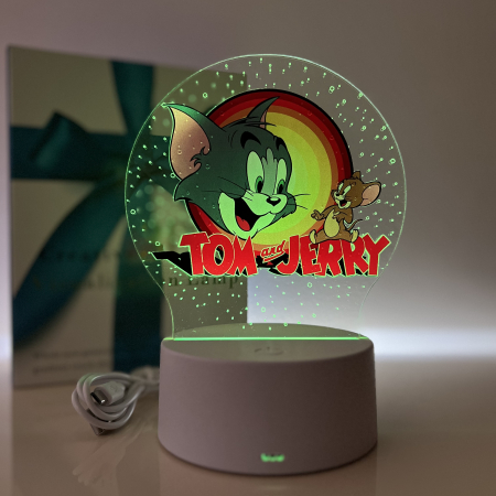 Lampa de veghe LED, personalizata Tom si Jerry [3]