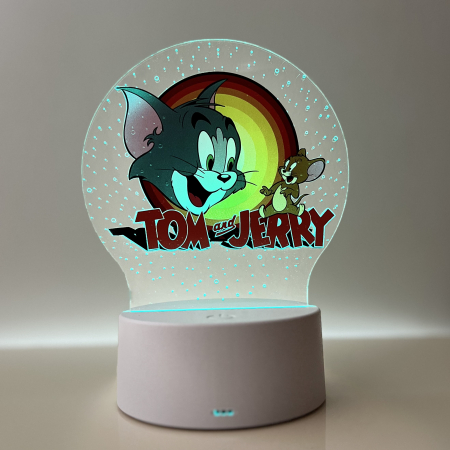 Lampa de veghe LED, personalizata Tom si Jerry [1]