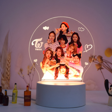 Lampi de veghe color - Lampa de veghe LED, personalizata trupa TWICE