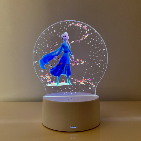 Lampa de veghe personalizata, Elsa/ Frozen [1]