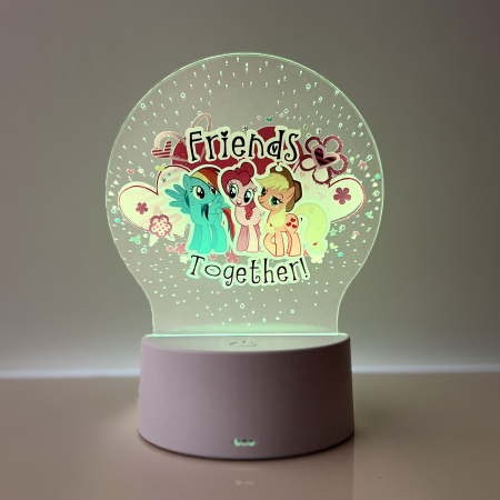 Lampi de veghe pentru fete - Lampa de veghe personalizata, Little Pony