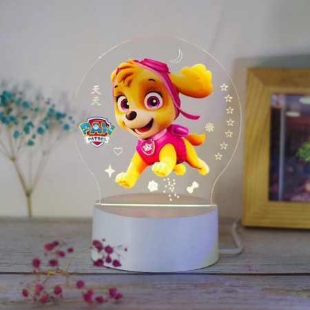 Lampa de veghe personalizata, Skye Patrula Catelusilor
