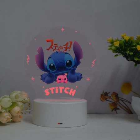 Lampa de veghe LED, personalizata Stitch [3]