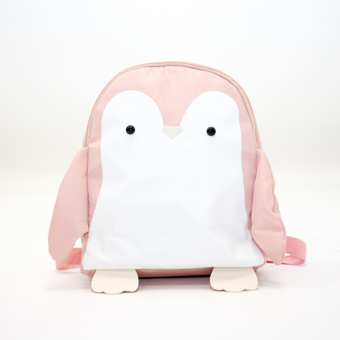 Ghiozdan pentru fetite model pinguin roz Yuko. B [1]