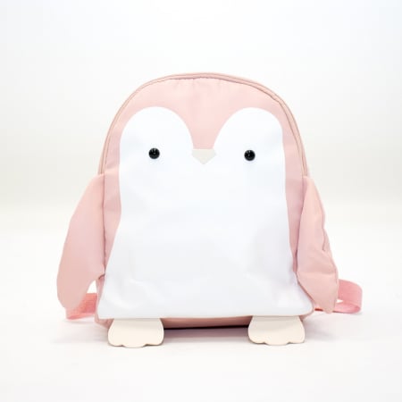Ghiozdan pentru fetite model pinguin roz Yuko. B [0]