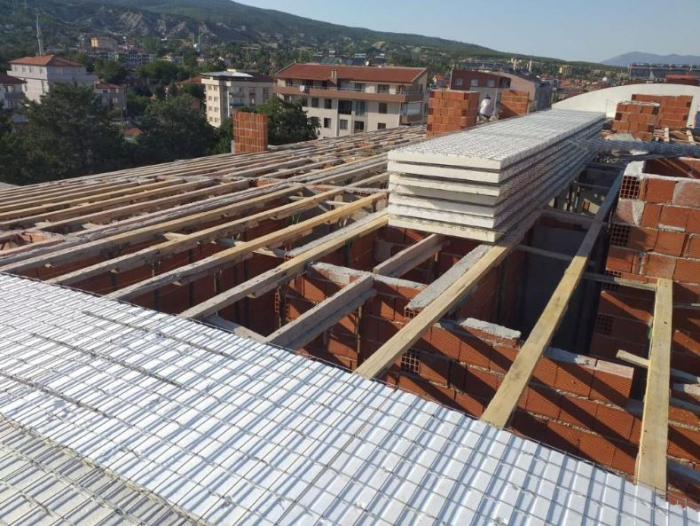 Insulated panels for walls and roof [13]