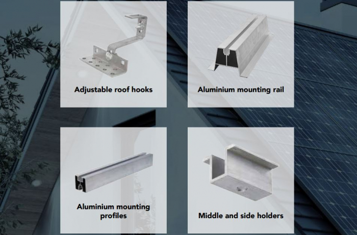 Bars, pipes, aluminum and stainless steel fittings [5]