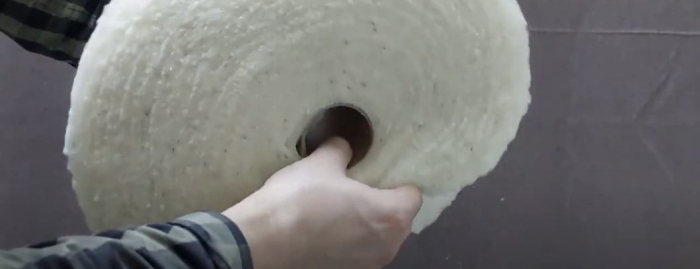 Insulation strips sheep wool logs [6]