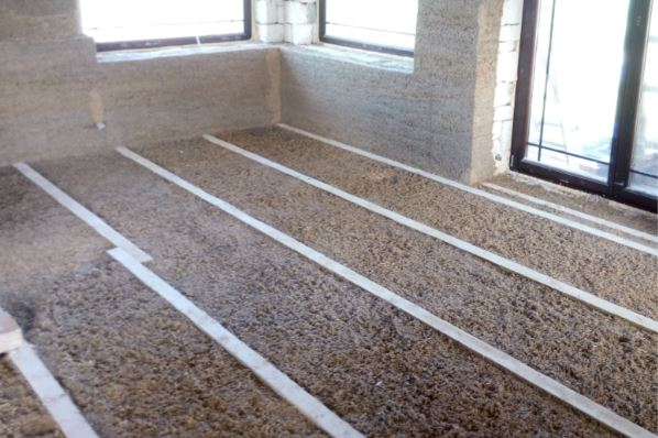 Lime-type binder for hempcrete hemp concrete [6]