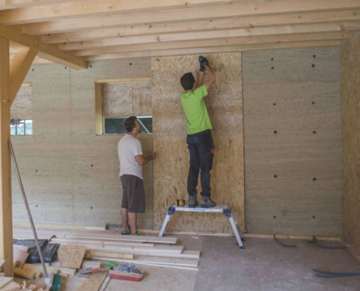 Lime plaster for interior walls hempcrete hemp concrete [6]