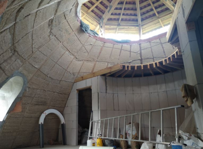 Lime-type binder for hempcrete hemp concrete [13]