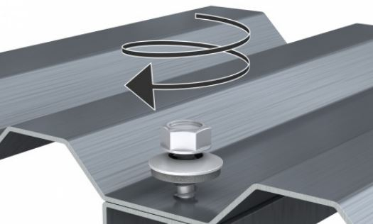 Cofraj, placa, metalica, pierdut, coada, randunica renovare cladiri Tabla cutata amprentata pentru plansee colaborante [25]