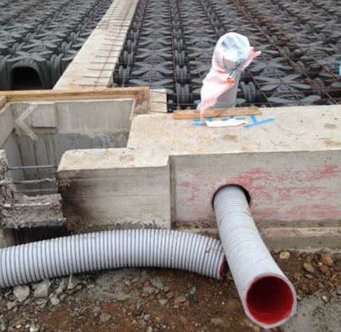 Lost formwork for ventilated foundations [5]