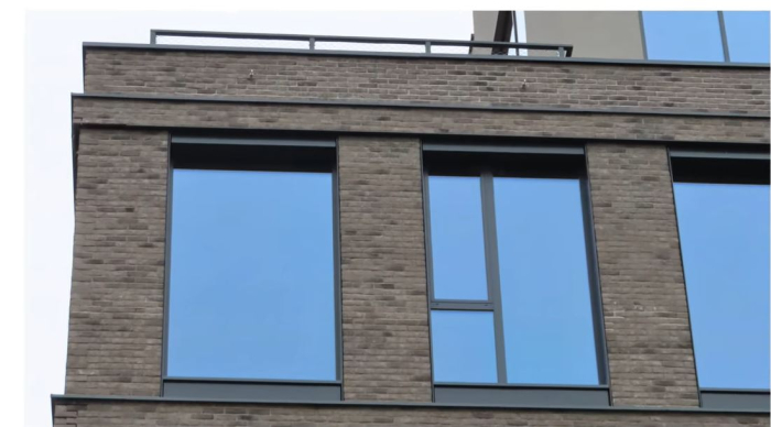 Fatada ventilata structura aluminiu si placari caramida [20]