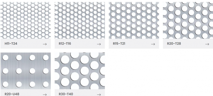 Tabla expandata , perforata, debitata laser [33]