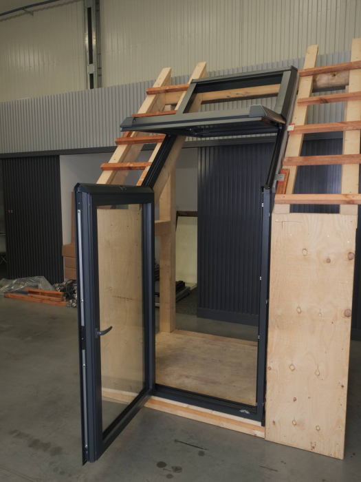 Aluminum attic windows, terrace access doors [11]