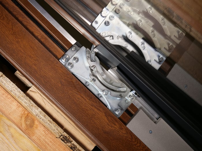 Aluminum attic windows with terrace access doors [17]