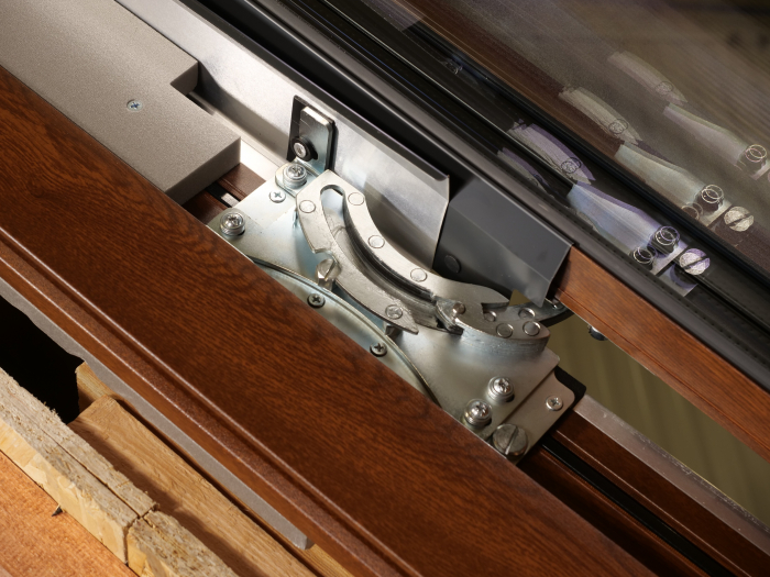 Aluminum attic windows with terrace access doors [15]